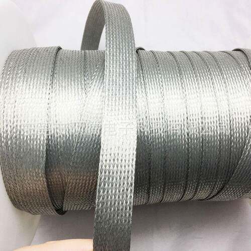 防波套16MM镀锡铜蛇皮网电线屏蔽套管金属隔离网铜编织带