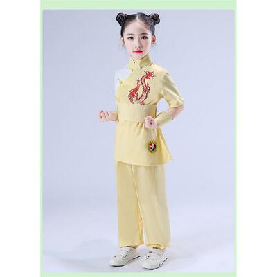 正品儿童武术服演生出服中中国功夫长短袖儿幼练功服小学舞蹈表演