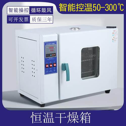 恒温电热鼓风干 干燥箱小烘箱中药材烘干 干箱实验室工业汽车大灯烤箱QS