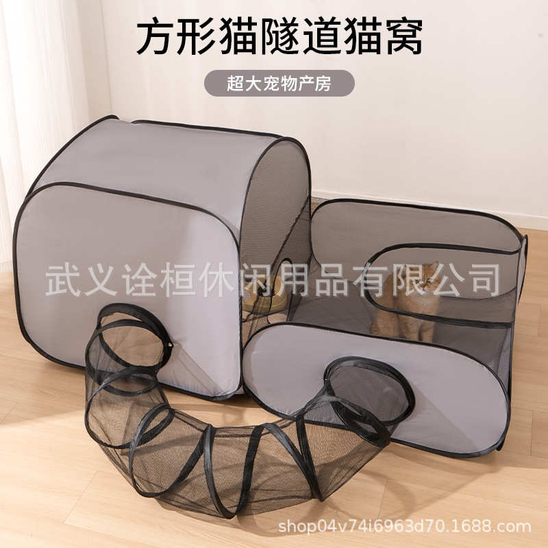 新款猫包外出便携猫狗全景笼子猫咪箱手提斜跨扩展大号宠物包