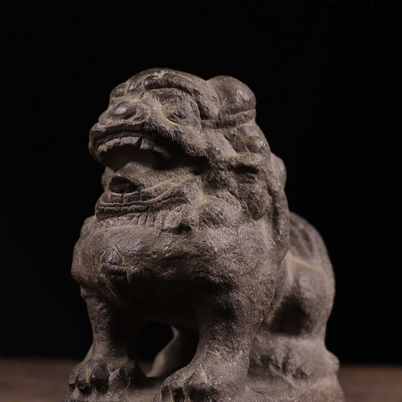 厂家批发仿古石雕山西青石风化老皮狮子中式复古摆设文玩收藏装饰,家居饰品,装饰摆件,淘宝优惠券,粉丝福利购,淘宝优惠卷