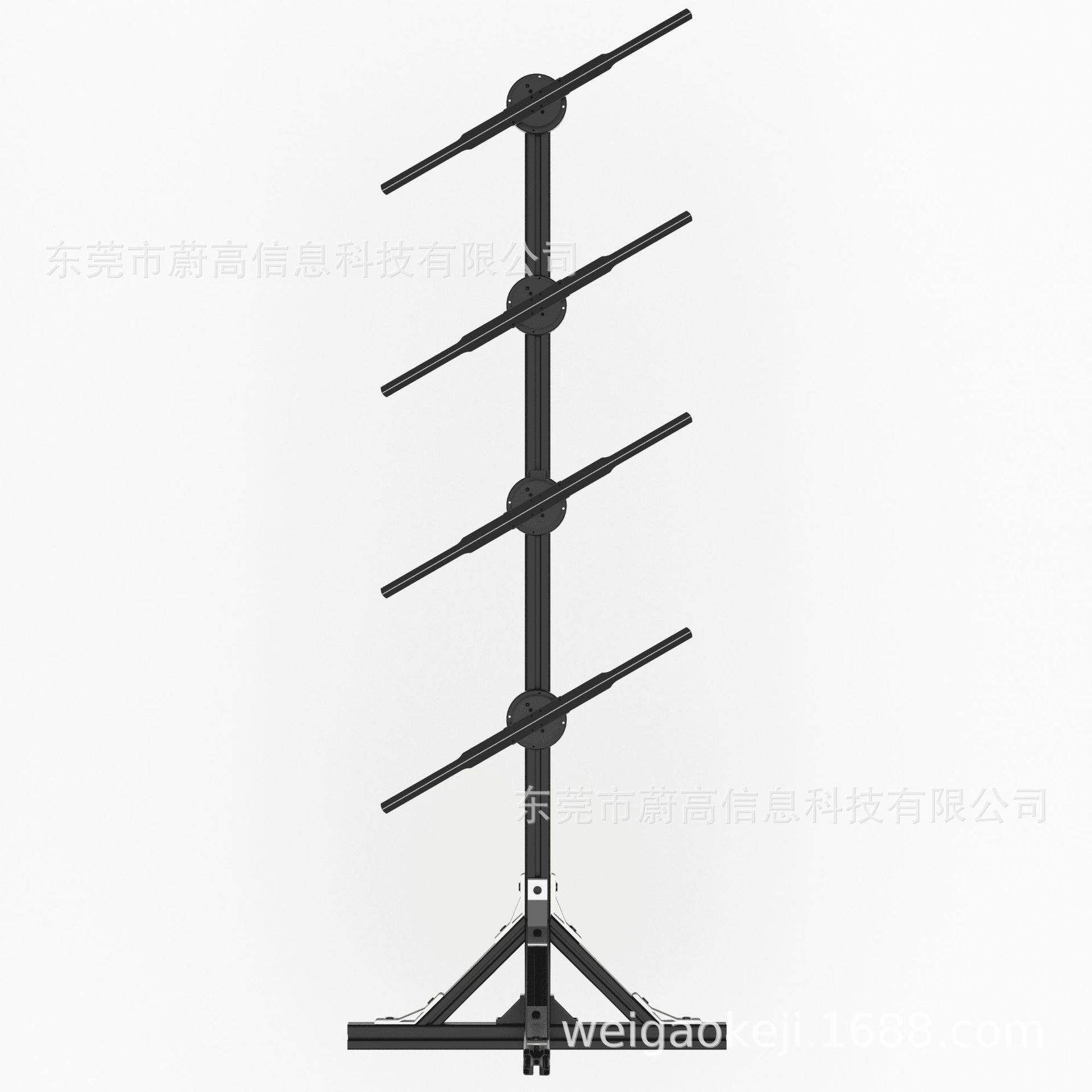 裸眼3d全息投影仪旋转显示仿真圣诞树广告机圣诞节投放装饰风扇屏