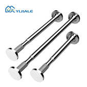 伸缩晾衣杆免打孔阳台窗帘杆支撑衣柜挂晒衣杆多功能晾衣架晾晒杆