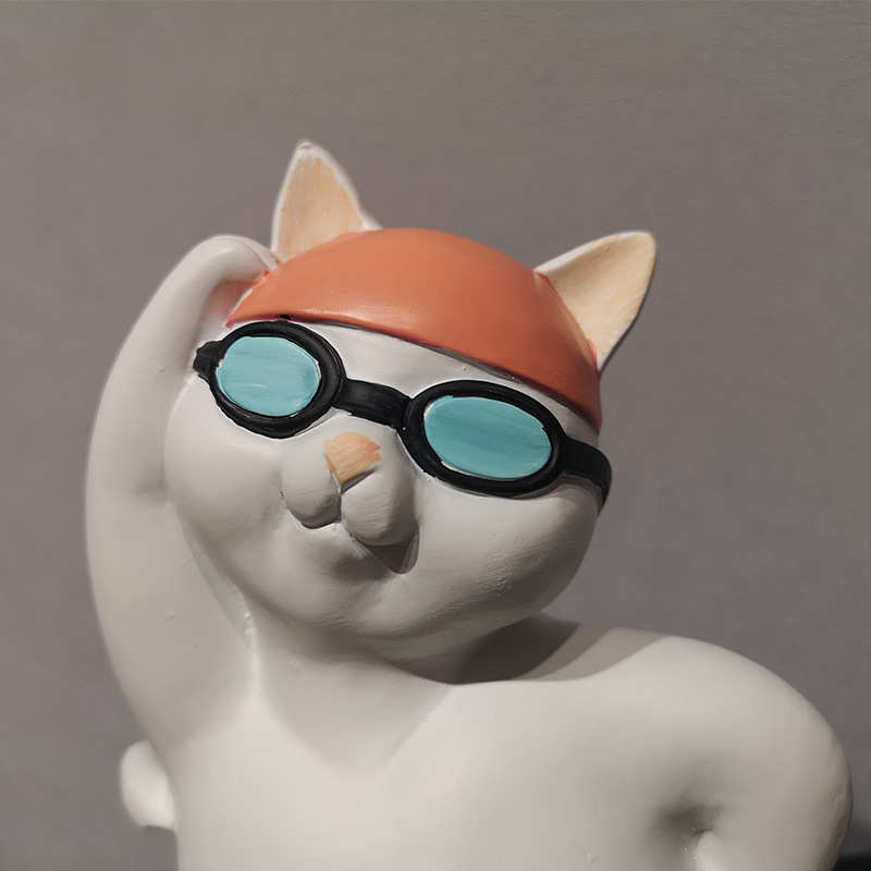 现代简约创意个性摆设可爱卡通动物摆件客厅样板房儿童房家居软装