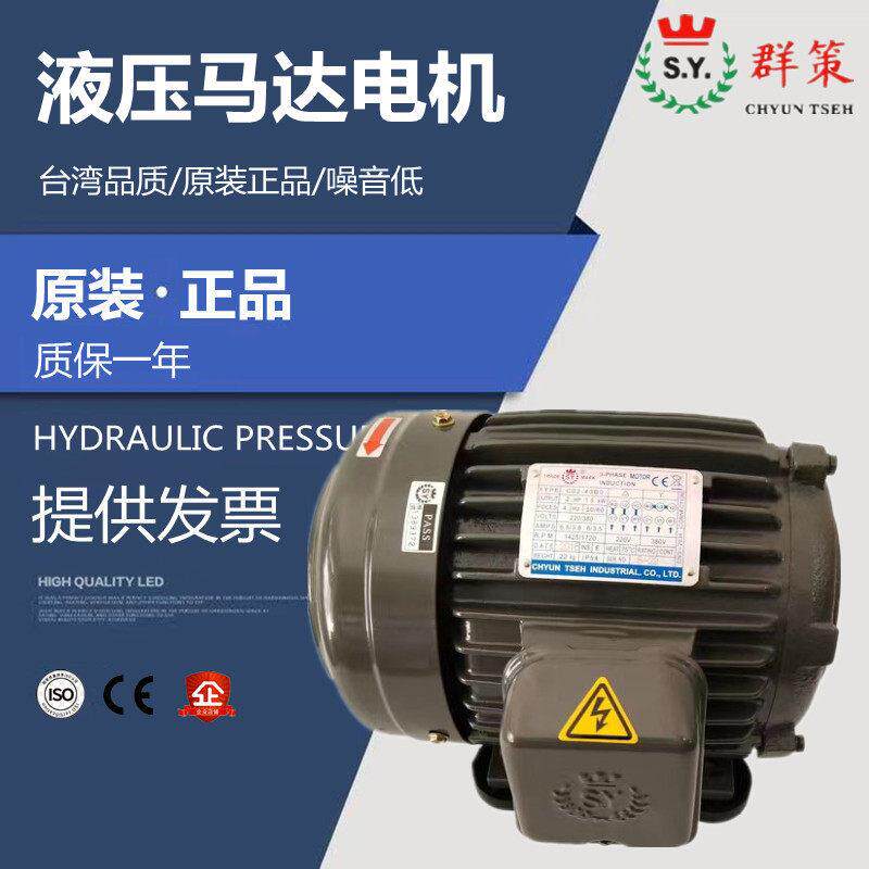 台湾SY群策 马达电机油泵10.75KW 21.5KW 2.2KW/C02-43BO液压