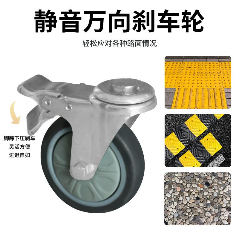 不锈钢餐车调料车商用传菜车厨双层三动房酒饭多功能可移店三层店