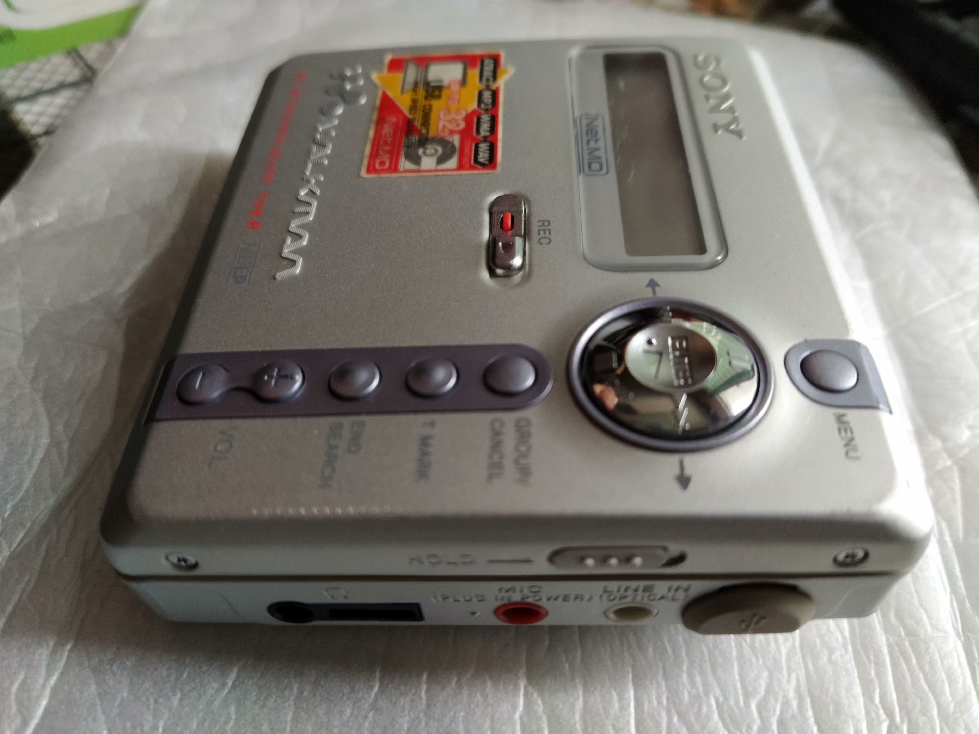 소니 MD 워크맨 MZ-N707 실버 풀패키지 (녹음/재생 완벽 보장) 3