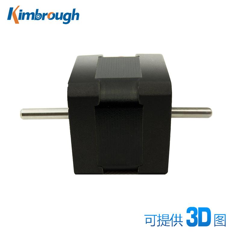 二相42双轴步进电机 力矩0.4NM 电流1.2A 六线 机身长38MM