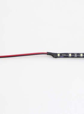 12V灯带led3528贴片黑色底板地摊软灯条滴胶5米300灯柜台灯箱装饰