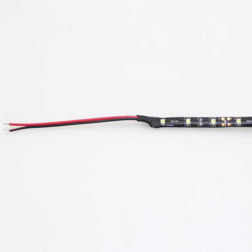 12V灯带led3528贴片黑色底板地摊软灯条滴胶5米300灯柜台灯箱装饰