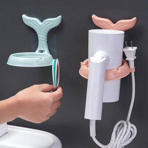 Whale Foldable Hair Dryer Rack, Bathroom and Shower Storage
