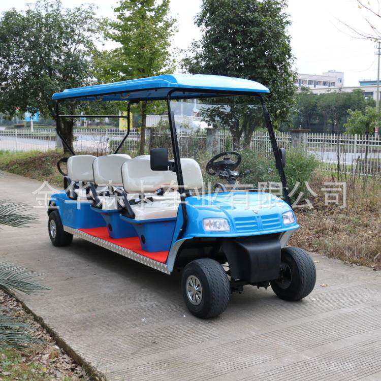厂家热销电动高尔夫球车6座8座楼盘房地产豪华观光车游览车