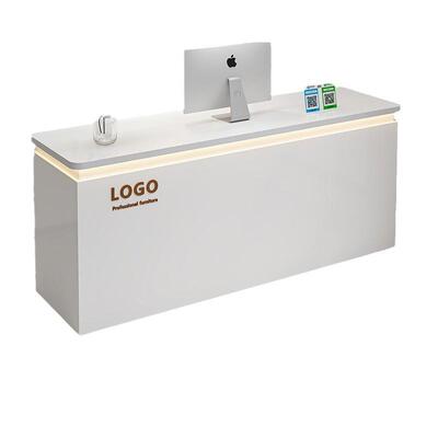 台收银台店铺小型简装约现代美吧容院服理发店柜台公前台司接待台