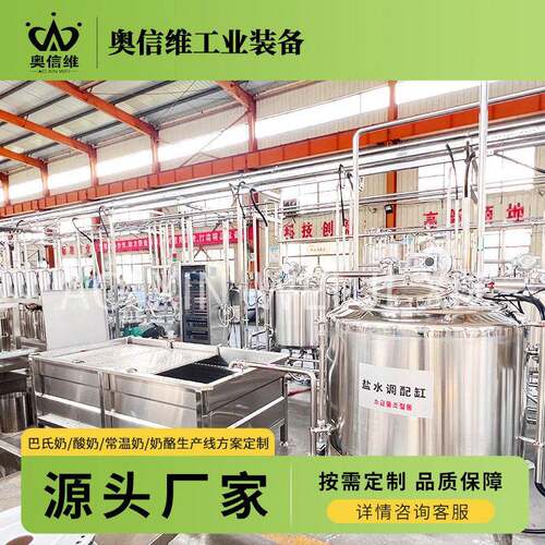 标准化酸奶生产线 传统奶酪奶酥生产设备 小型再制奶酪加工设备