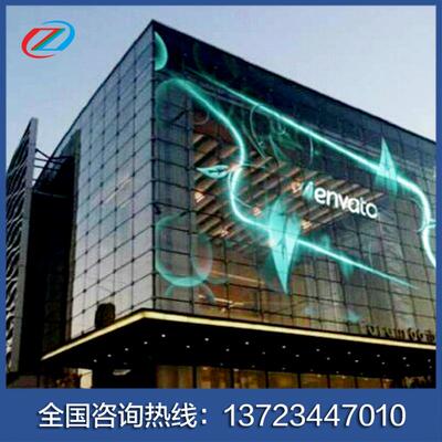 玻璃透明屏p3.91-7.82led显示屏led贴膜屏晶膜屏