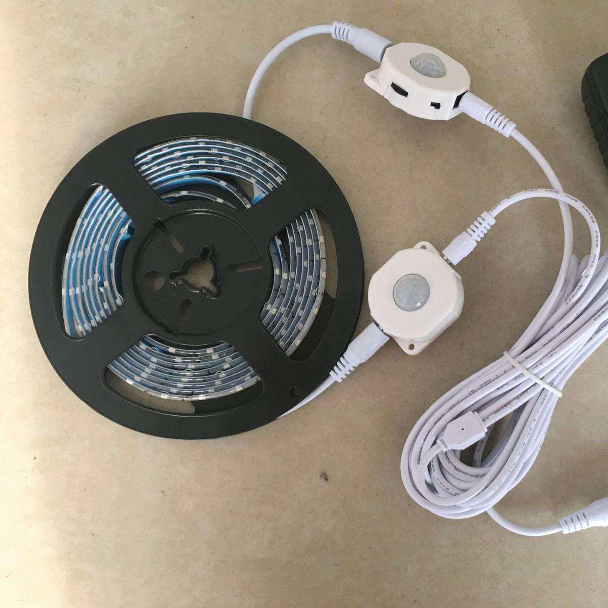 沙发拆装配件LED智能感应灯沙发椅家具白色床灯电动沙发架声控灯