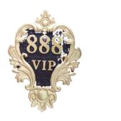 克力门牌酒别墅亚庭元 院门牌单楼店标识牌浮雕门牌