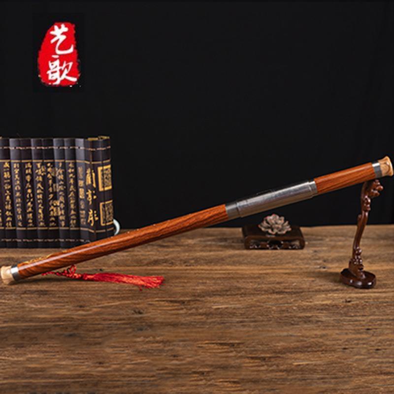 吹奏类乐器直销横吹胶木仿木巴乌白钢套制作可拆G调F调可选