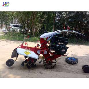 小型柴油式旋耕设备家用田园管理设备大棚生姜种植开沟培土机