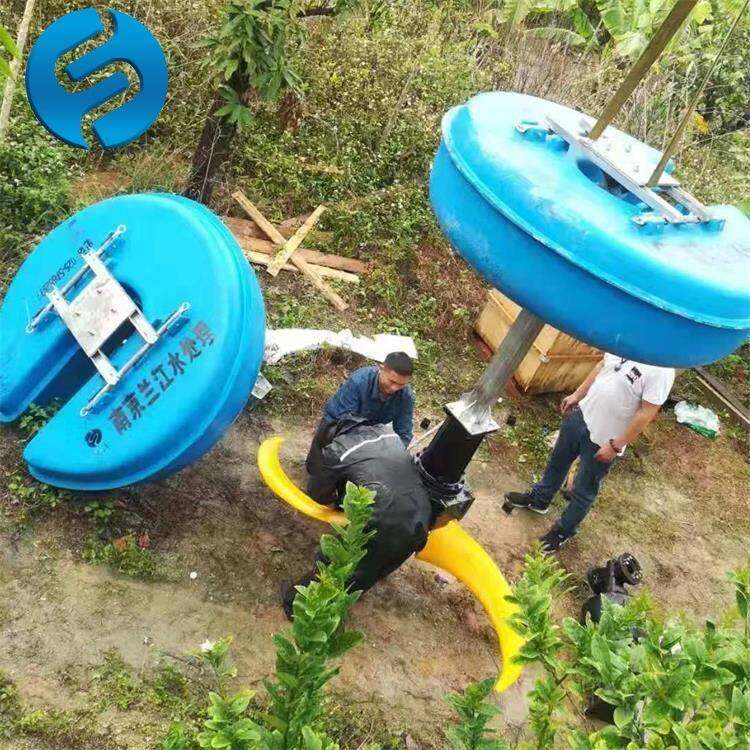 立式环流搅拌机 浮筒式低速潜水推进器 漂浮式潜水搅拌器