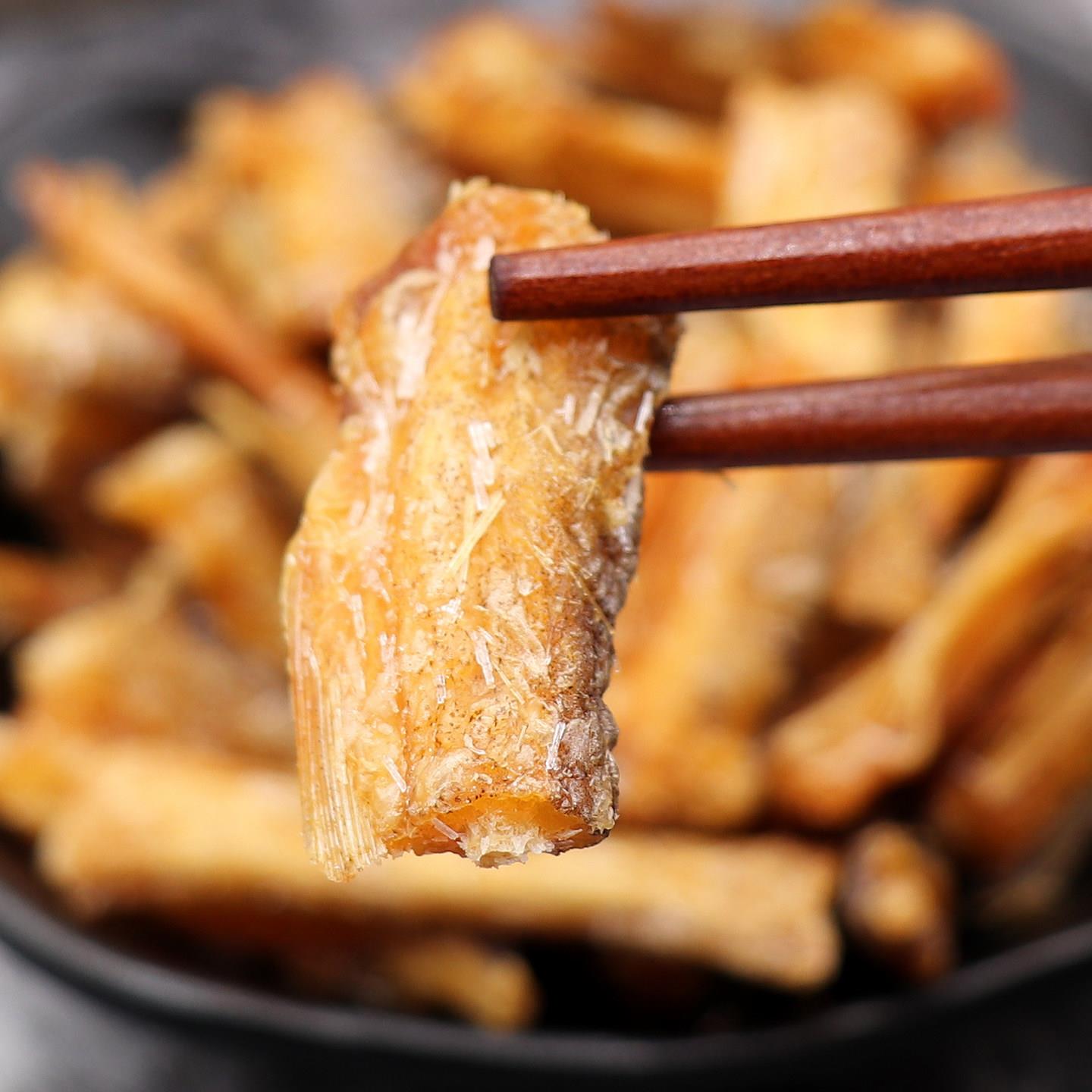 新货宁波特产龙头烤咸鱼干龙头鱼小鱼干罐头开罐即食海鲜零食小吃