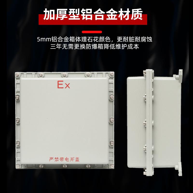 防爆接线箱断路器开关电源配电箱不锈钢控制配电柜300300空箱出口