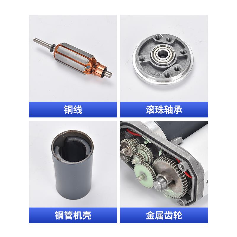 C直式流电动推杆X759缩杆升降器微型往复电机12伏24V483伸马达电