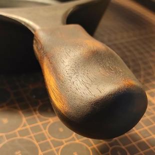 Lodge洛极铸铁锅防烫把手胡桃木实木可拆卸（黑金款）