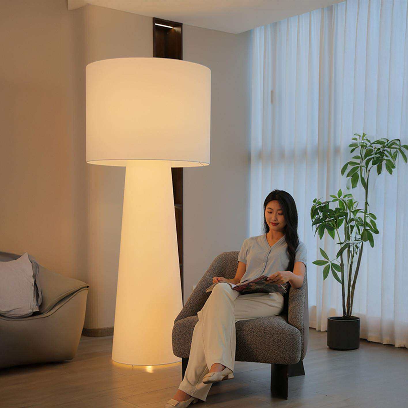 意大利设计师落地灯客厅沙发旁边高级感2026新款艺术布艺氛围灯具