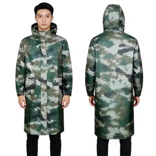 迷彩雨衣 EX07 连身长版登山钓鱼长版连身雨披抗洪防暴雨e