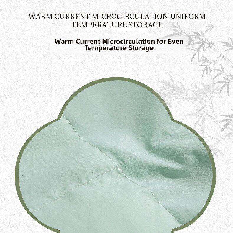 新款超薄静音可水洗羽绒被壳自充绒半成品高密防钻绒单层被套透气