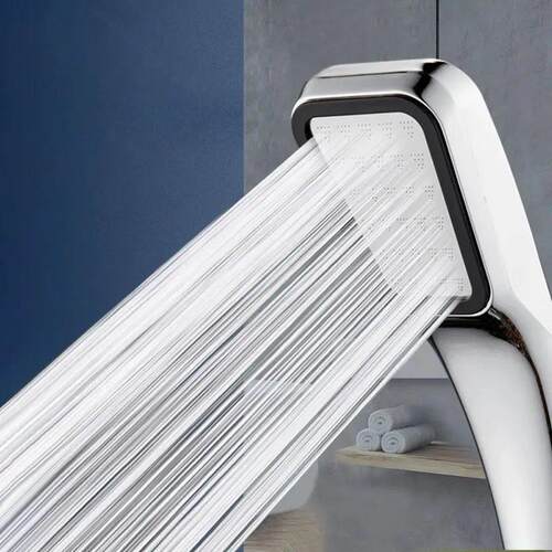 300 Holes Pressurized Showerhead Hand Hold Square Shower Hea