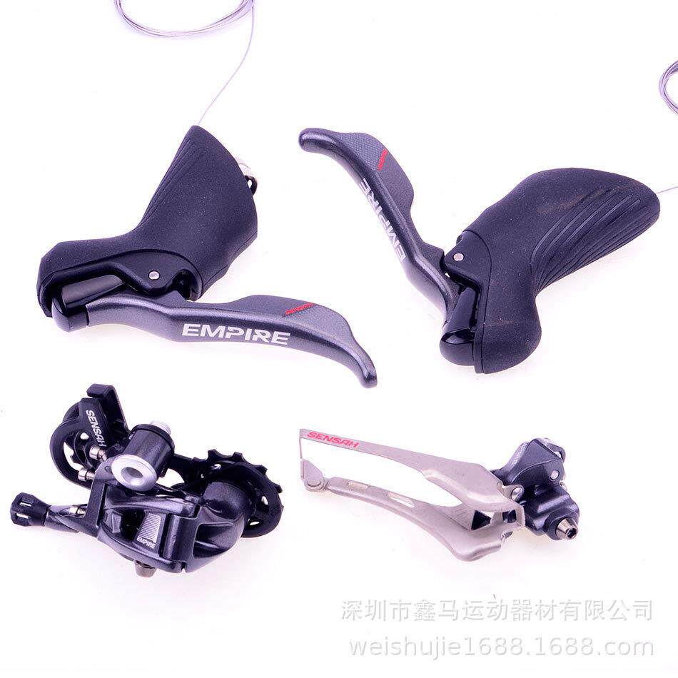 顺泰公路车变速器 手变刹车短腿后拨2x11速 公路自行车套件
