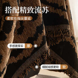 复古风雪尼尔沙发盖布2025新款 全盖沙发巾坐垫 四季 通用防滑一片式