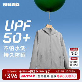 防紫外线upf50+利郎防晒服男2024春夏轻薄夹克外套连帽皮肤衣