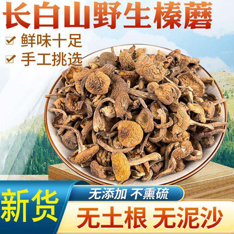 新货长白山野生榛蘑野生干货山货送礼菌蘑蘑菇炖小鸡500g香菇类