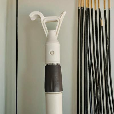 阳光房手动蜂巢帘晾衣杆窗帘杆专用开窗神器杆手动可伸缩推拉杆