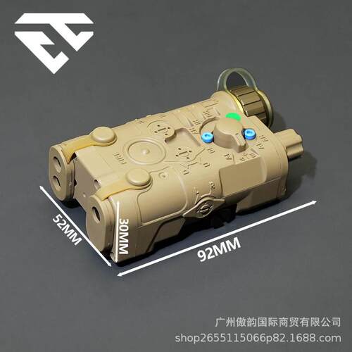尼龙版NGAL红绿镭射指示器LED白光鼠尾控制开关无调节归零的功能