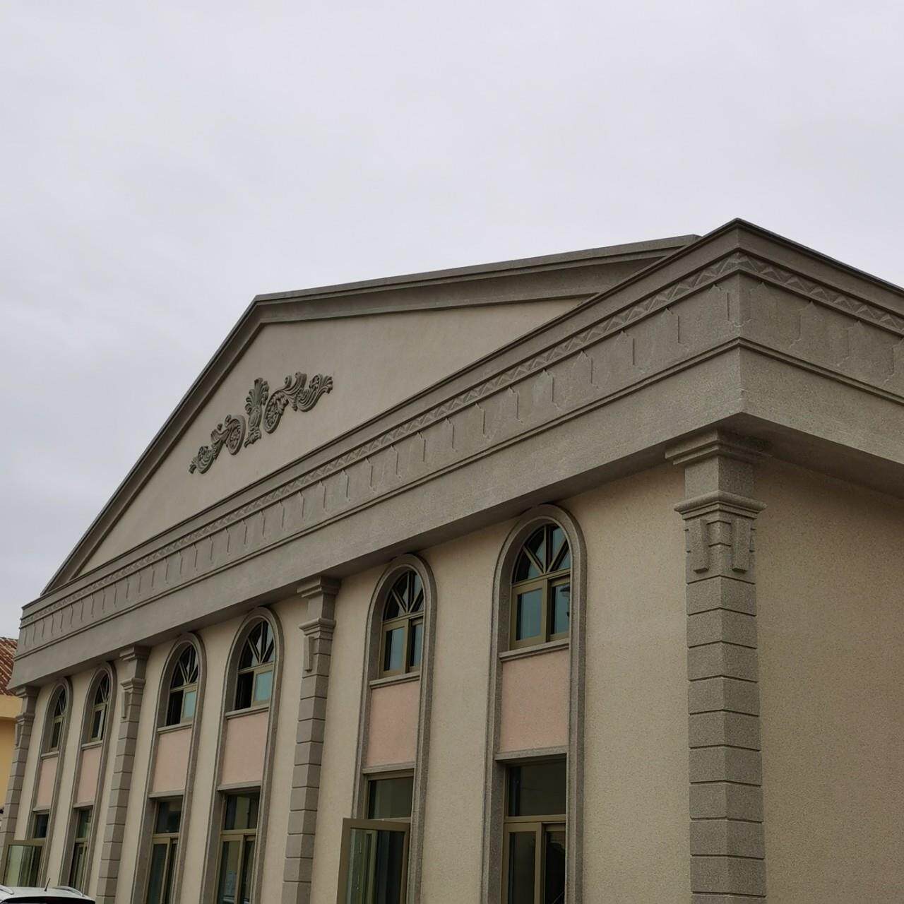 生产玻璃纤维水泥预制GRC罗马柱檐口线窗套产品提供设计安装喷漆