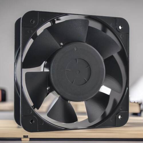 AC15051散热风扇 220V金属框配电柜专用 双滚珠 纯铜电机工业风机