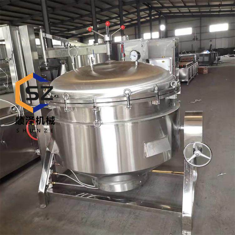 粽子高压蒸煮锅鸭蛋电加热高温蒸煮设备五谷杂粮压力煮锅