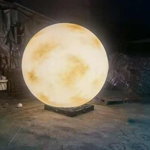 户外氛围圆球月球圆球七彩景观户外led发光灯球形坪装饰pe灯草
