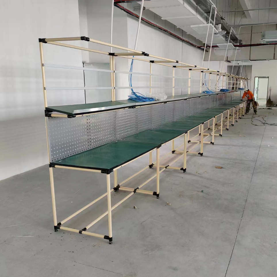 精益防静电桌棒操作电商商管双面线生产线工作台快递仓库打包智能,五金/工具,工作台/防静电工作台/重型工作台,淘宝优惠券,粉丝福利购,淘宝优惠卷