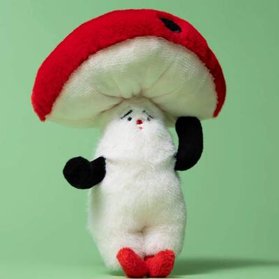 SUNNYMORE蘑菇挂件艺术家伞先生毛绒玩具玩偶礼物可爱治愈礼品