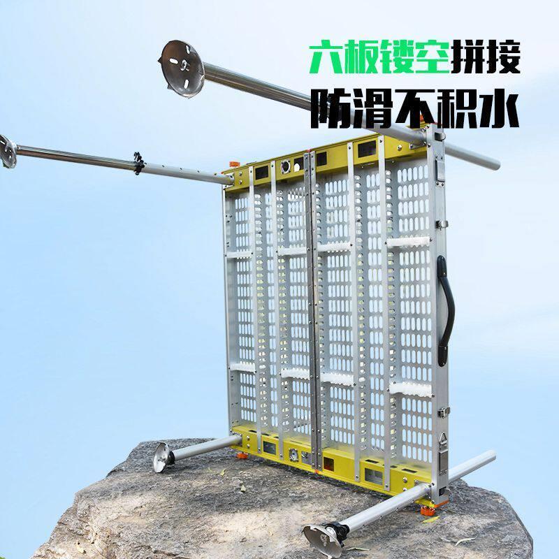 镂空钓台2025新款 超轻铝合金新型折叠便携原色野钓特价多功能鱼