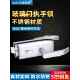 无框玻璃门锁办公室高隔断门锁黑色单门双门手柄锁缺口锁手柄锁