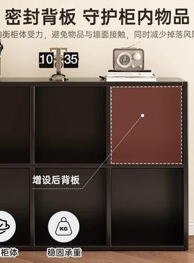 书柜黑色卡莱克格厅子柜客收纳柜书书架地置CQL落物柜组合柜