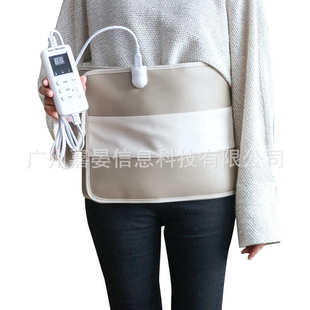 震动按摩加热定时加宽腰带远红外发热振动腰带纤体腰部塑形按摩仪