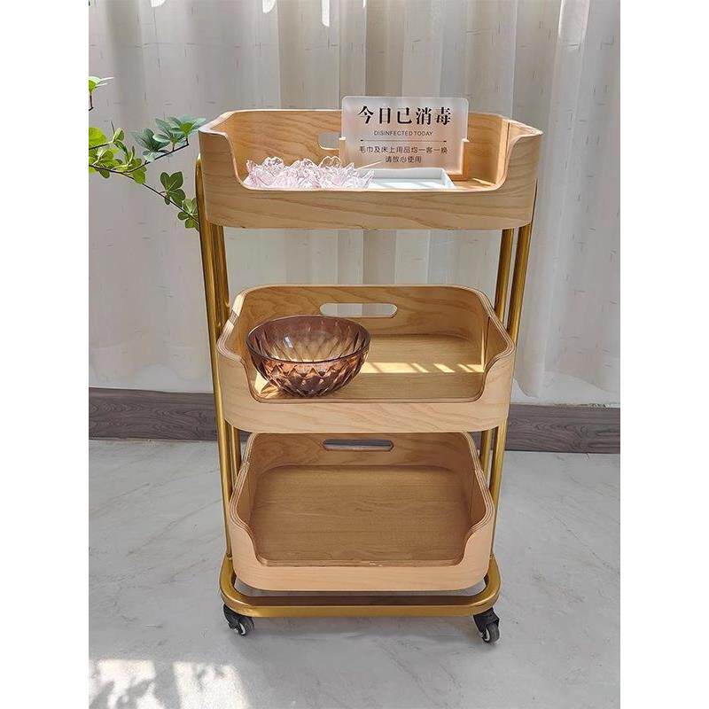美容院专用小推车皮肤管理可移动置物架护理仪器化妆品手推工具车