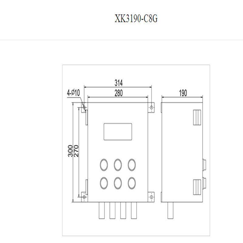 华防爆仪表XK319-Ex-C80G 隔爆XK3190-E型称重显示器RS48耀5输仪